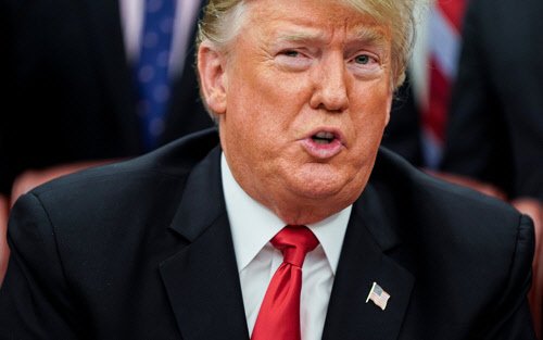 도널드 트럼프 미국 대통령 <로이터 연합뉴스>